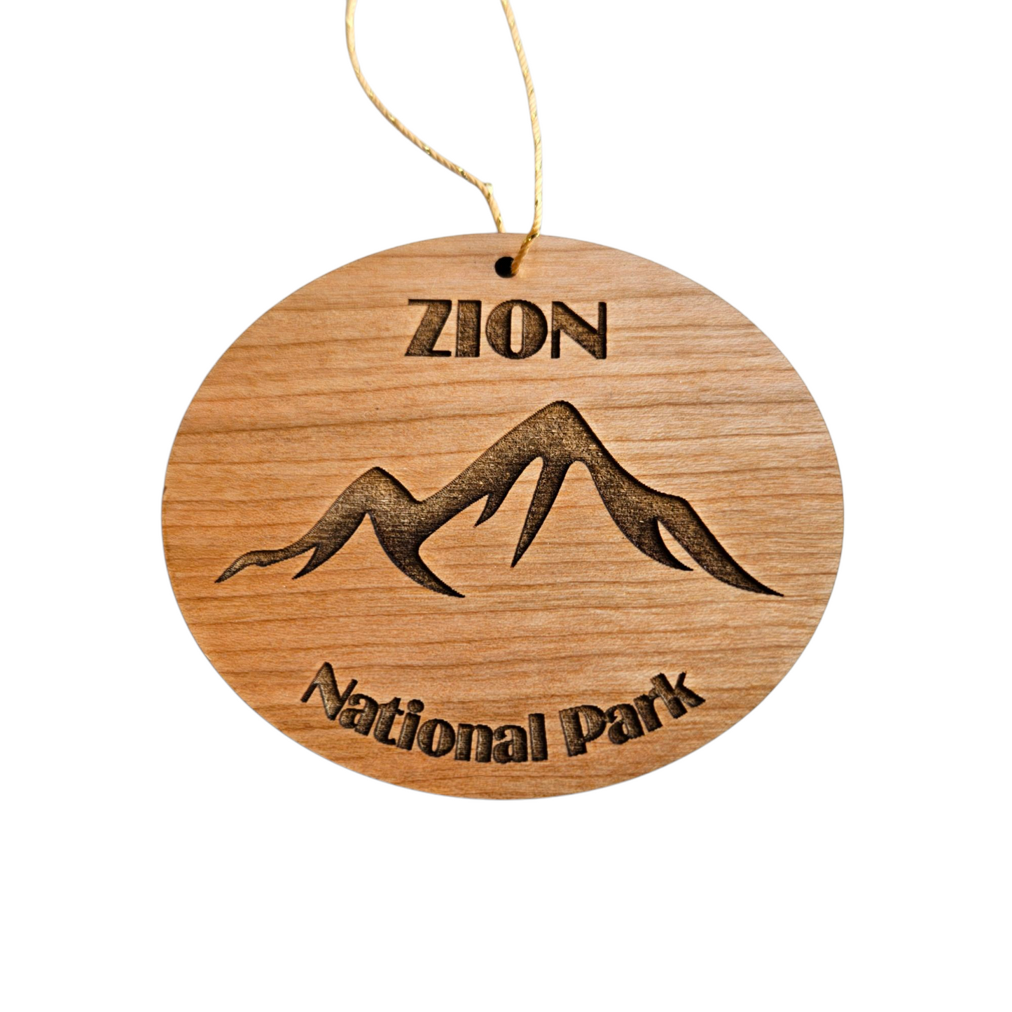 Zion National Park Ornament Handmade Wood Souvenir Utah - 15789