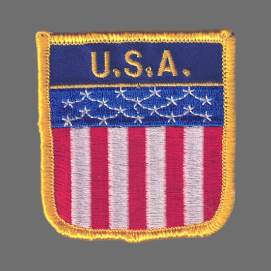 USA Flag Shield Patch - 6821
