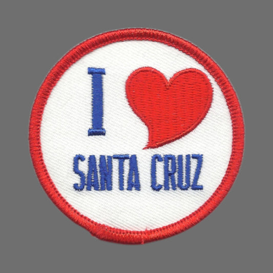 I heart SANTA CRUZ Red Heart Patch - 10629