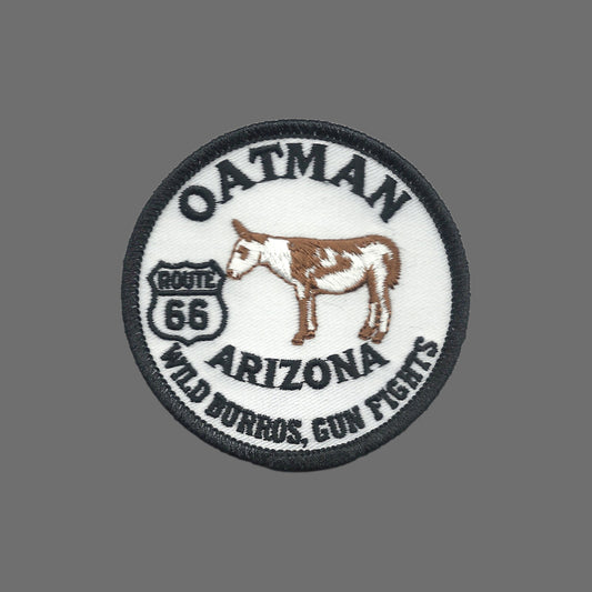 Oatman Arizona Route 66 Souvenir Patch - 0-0898