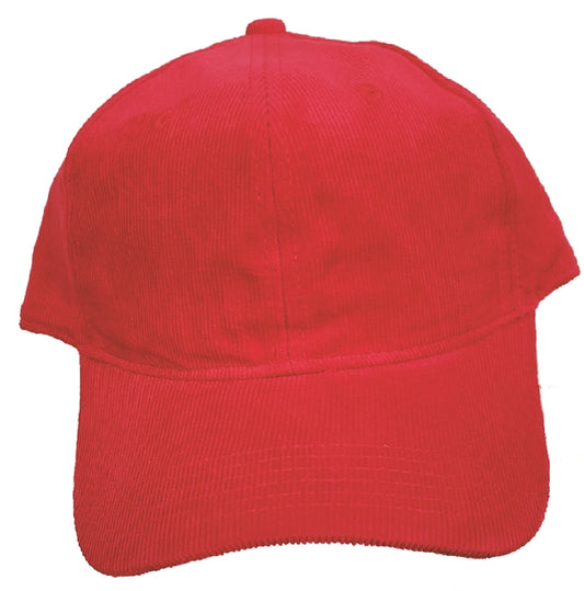 Red Corduroy Hat or Cap - 0120-36