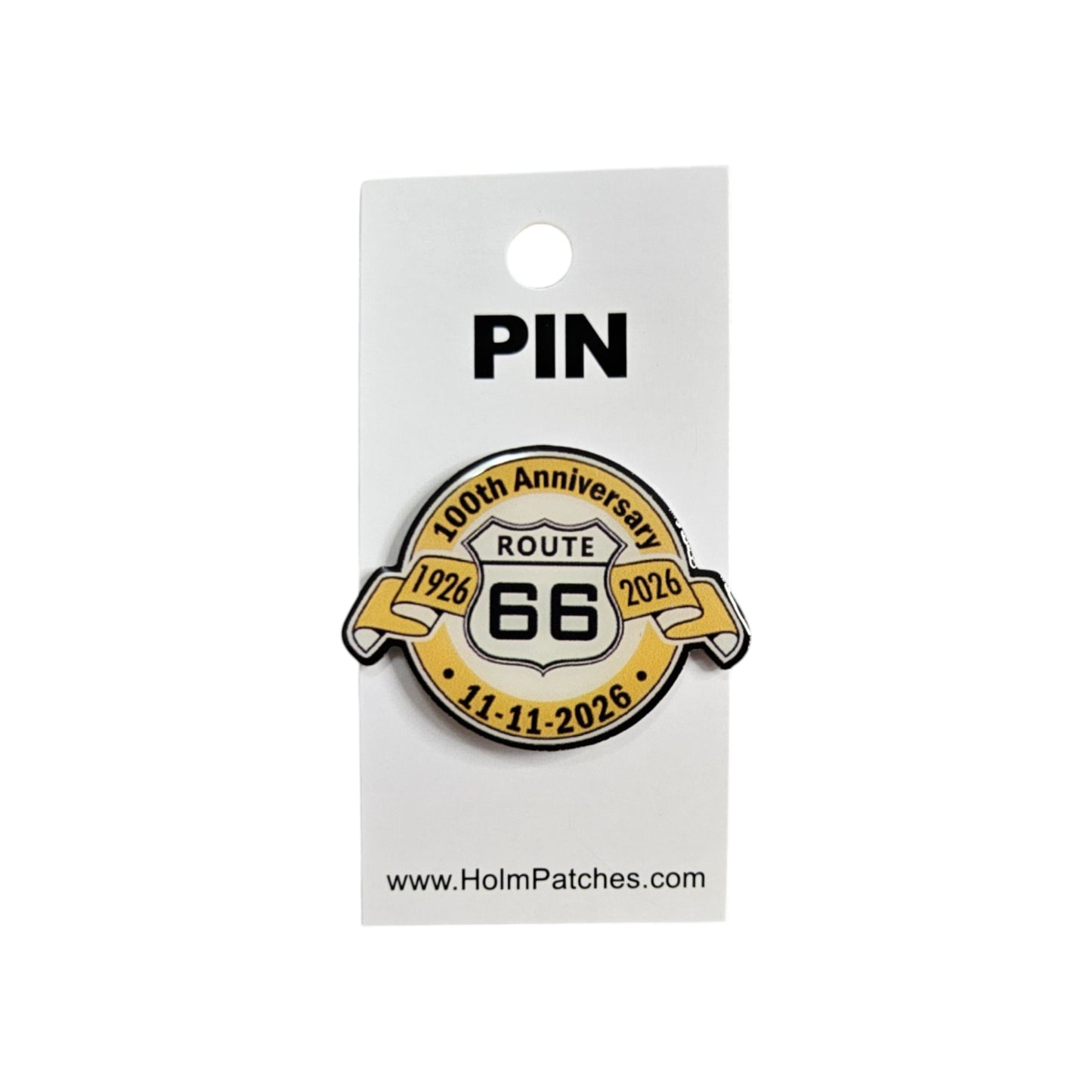 ROUTE 66 100th Anniversary hat pin - 0475-0066-100