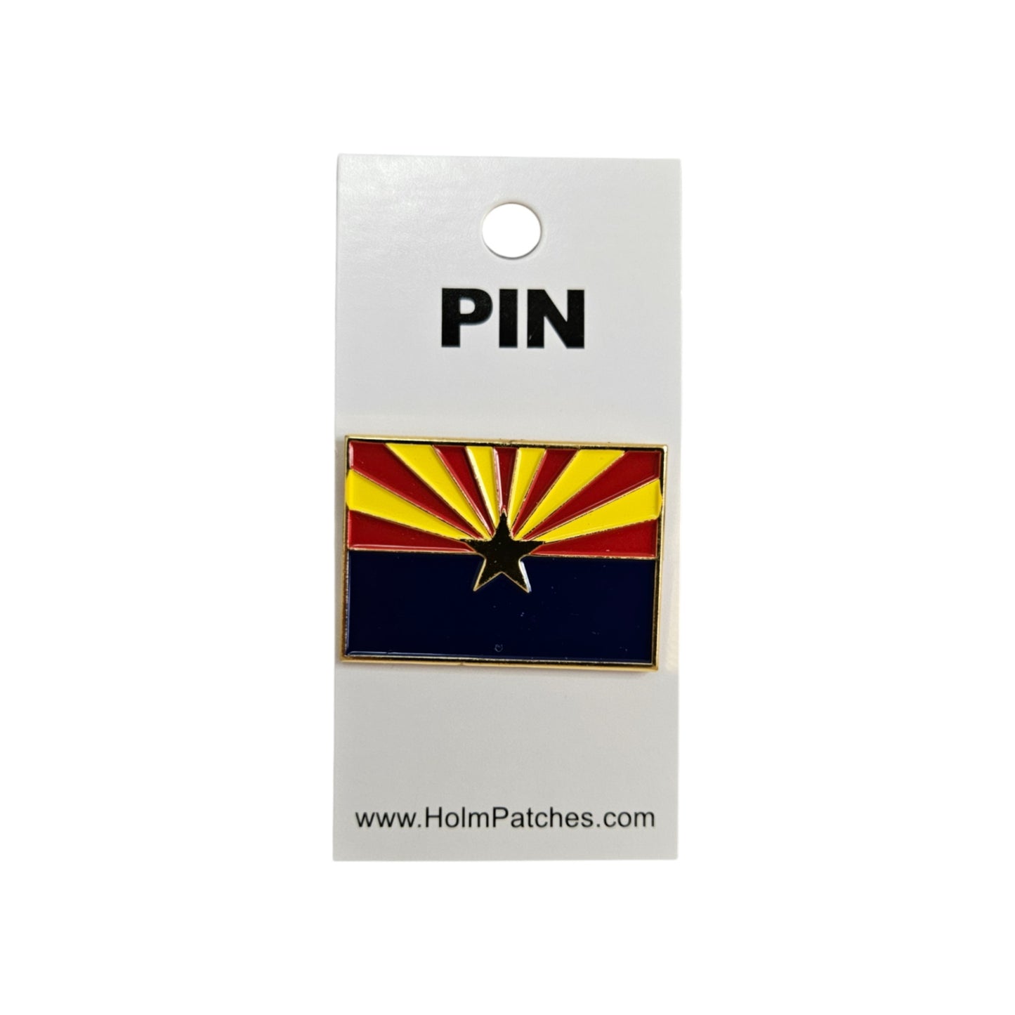 ARIZONA Flag Hat Pin Carded - 0475-1104