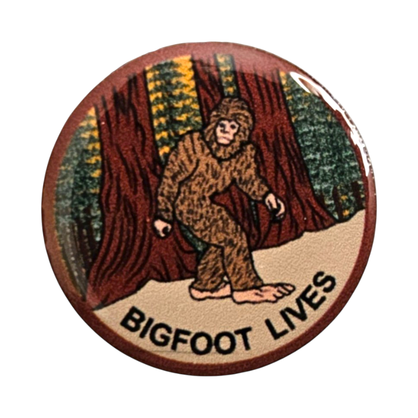 BIGFOOT LIVES Hat Pin Carded - 0475-1218