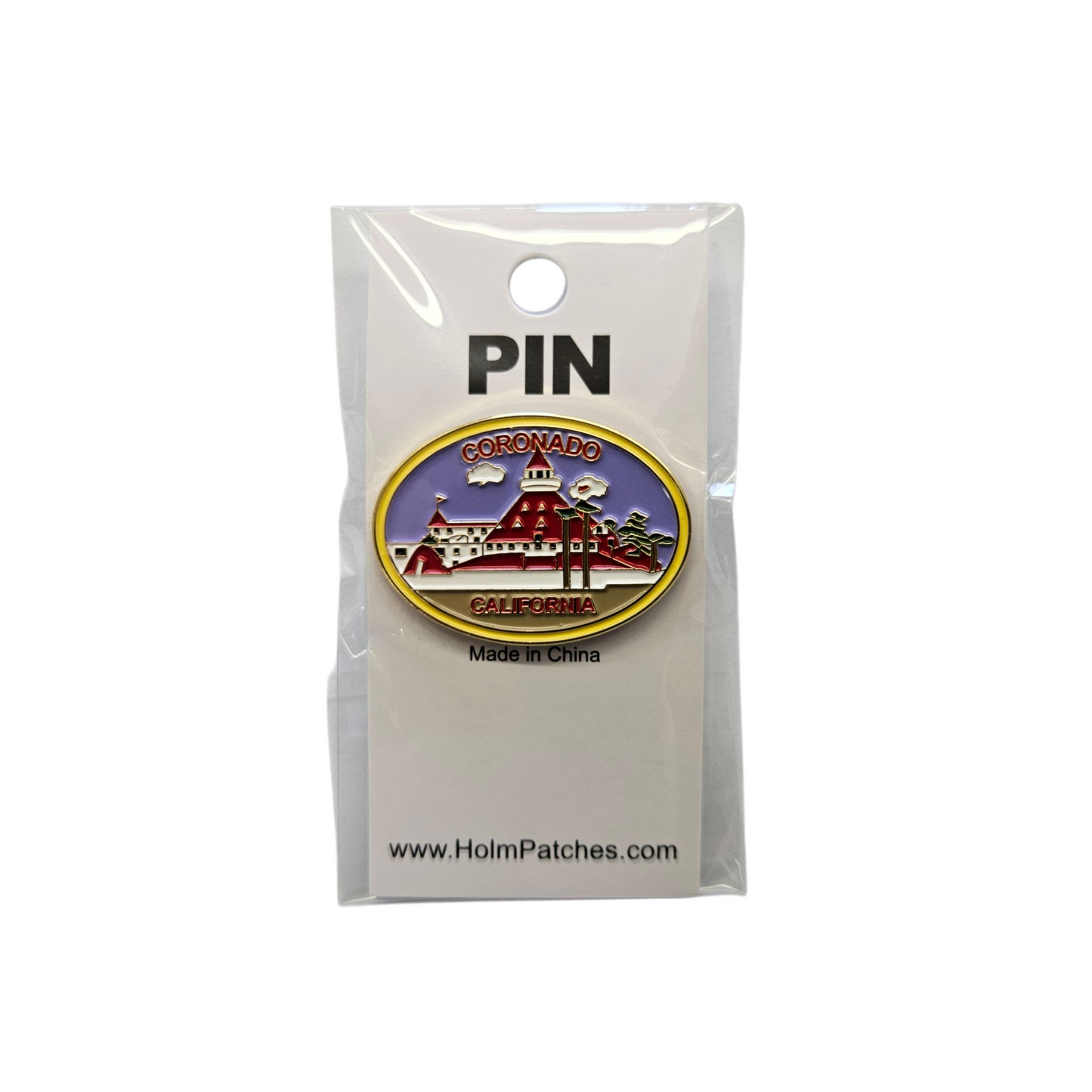 CORONADO CALIFORNIA Souvenir Hat Pin - 0475-4699