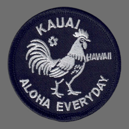 Kauai Hawaii Rooster Souvenir Patch - 10622