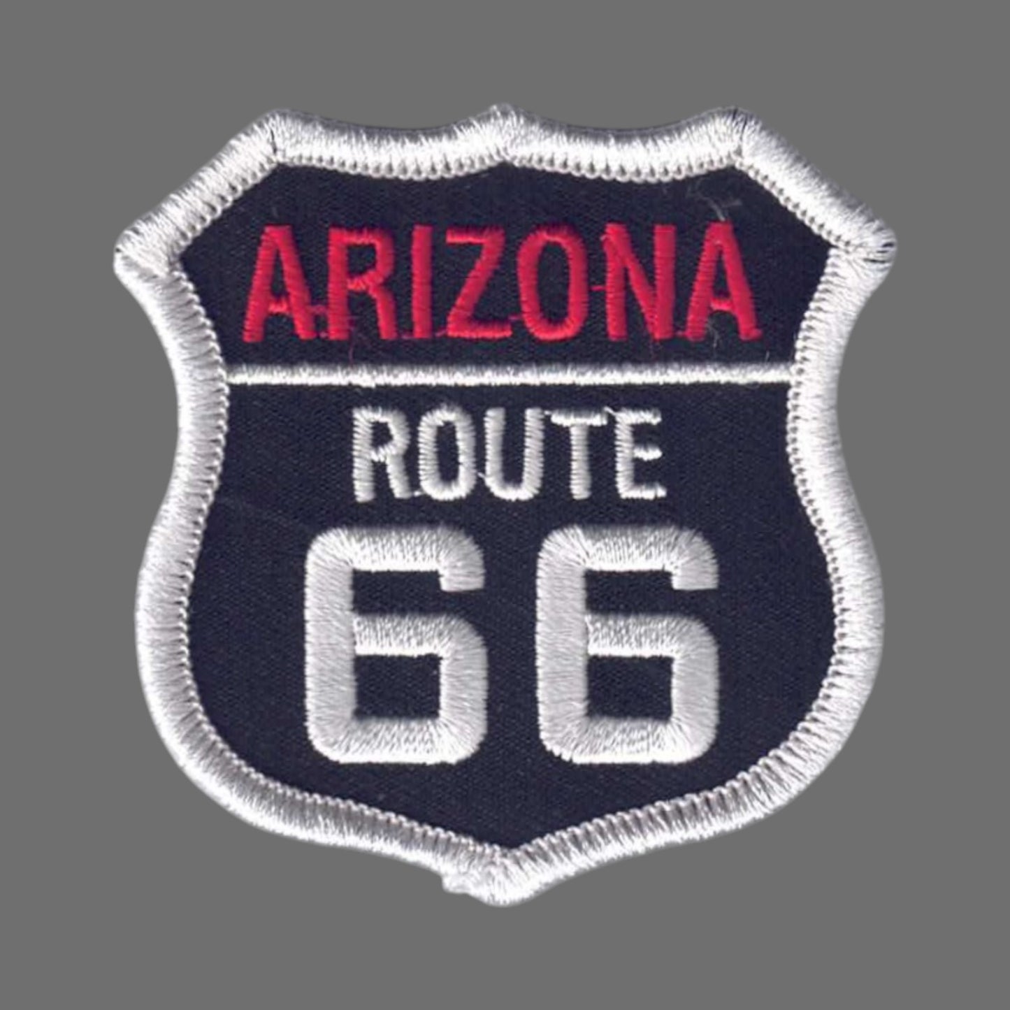 ARIZONA ROUTE 66 Black Souvenir Patch - 1116-01
