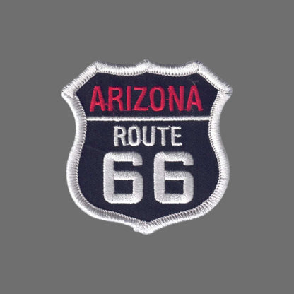 ARIZONA ROUTE 66 Black Souvenir Patch - 1116-01