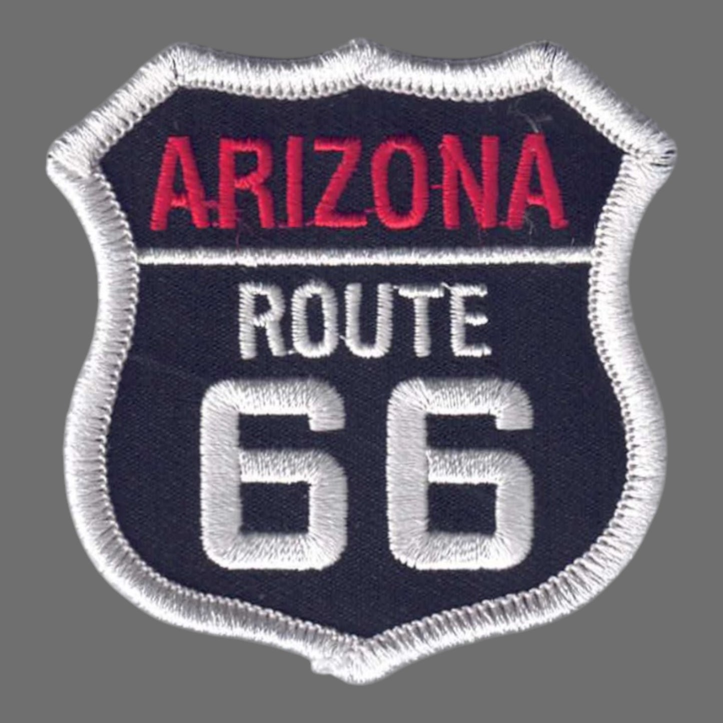 ARIZONA ROUTE 66 Black Souvenir Patch - 1116-01