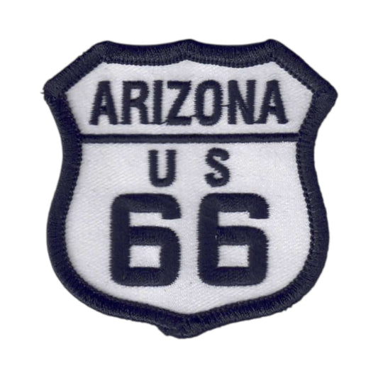ARIZONA Route 66 on White Souvenir Patch - 1116-39