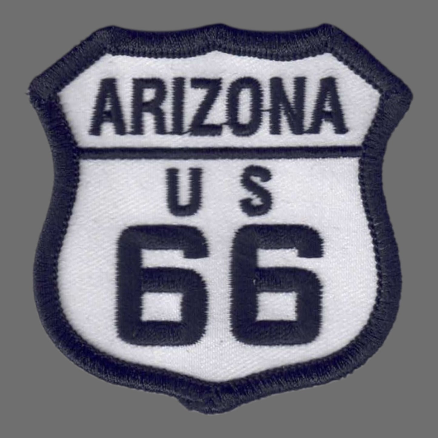 ARIZONA Route 66 on White Souvenir Patch - 1116-39