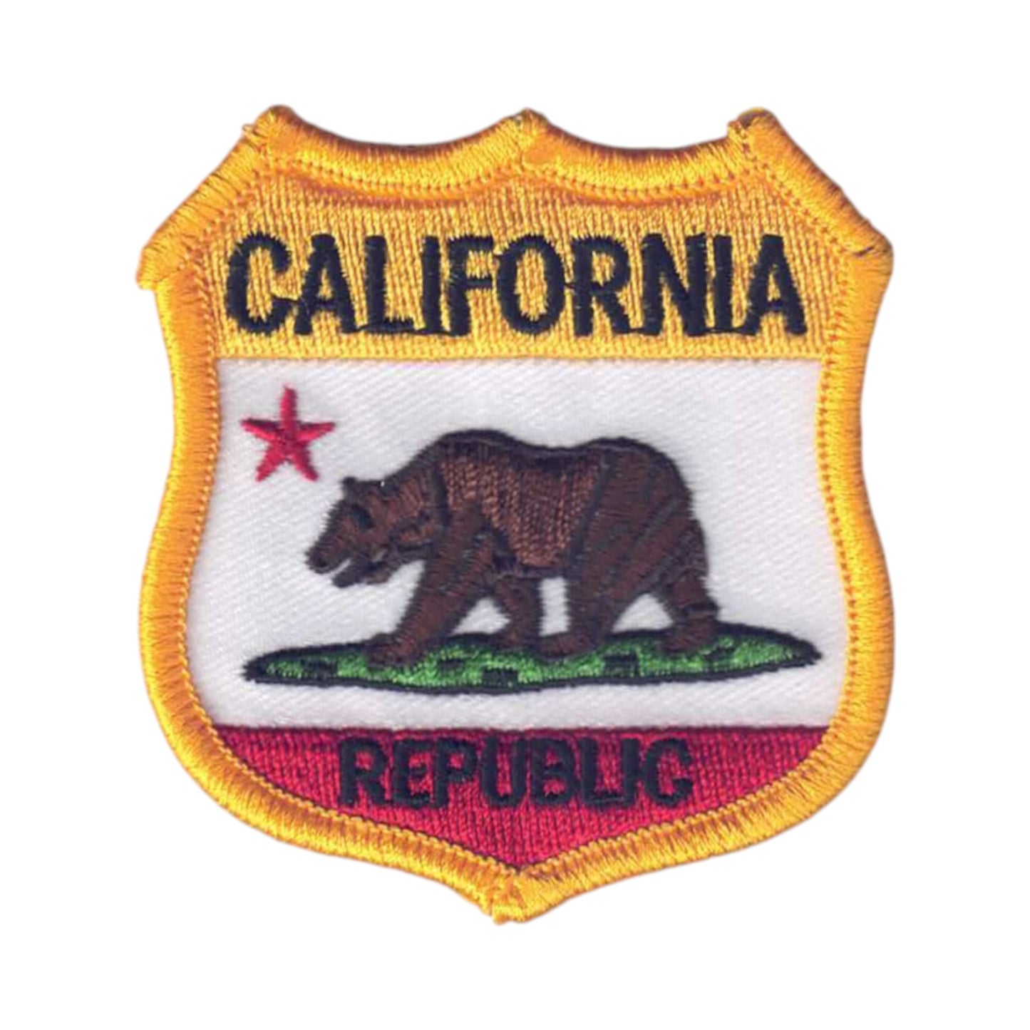 CALIFORNIA REPUBLIC Crest Souvenir Patch - 1207