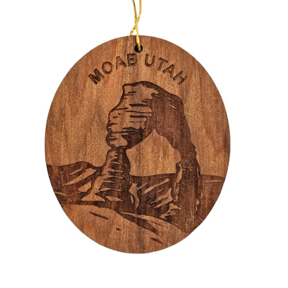 Utah Ornament - Moab Utah Arch - Wood Ornament - 15241