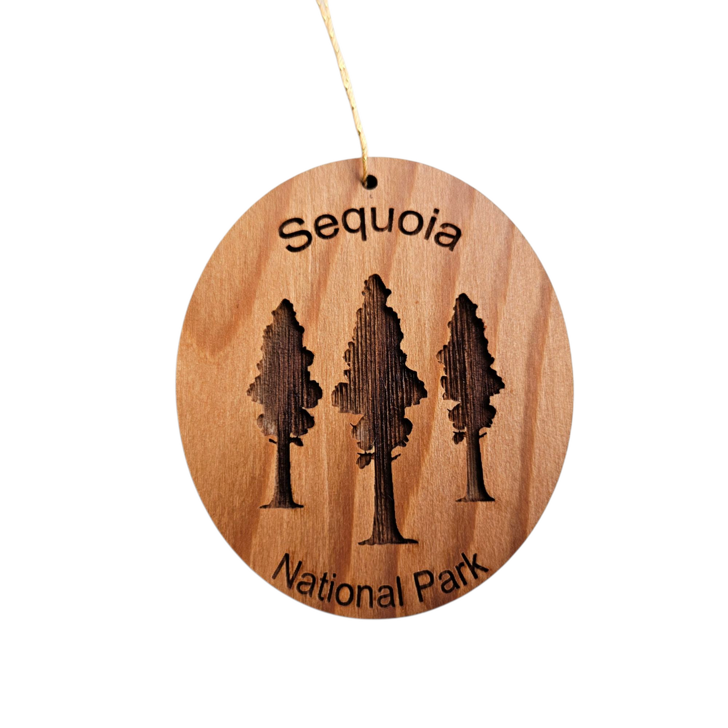 Sequoia National Park Ornament Tree Silhouette Trio Souvenir - 15330SEQ