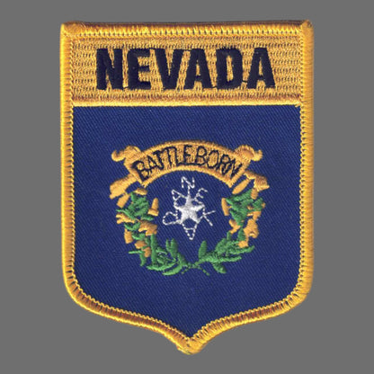 NEVADA LG Flag Shield Souvenir Patch - 2402