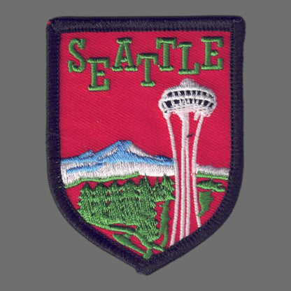 SEATTLE Space Needle Red Patch - 3356