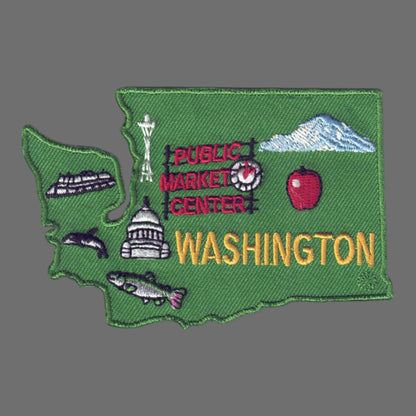 WASHINGTON WA State Map Patch - 3376