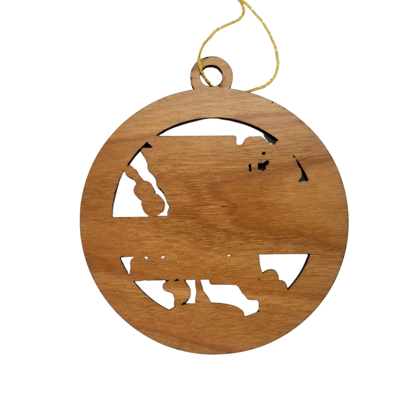 Arkansas Wood Ornament - Souvenir Collage - 15625