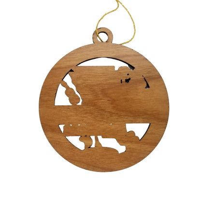 Arkansas Wood Ornament - Souvenir Collage - 15625