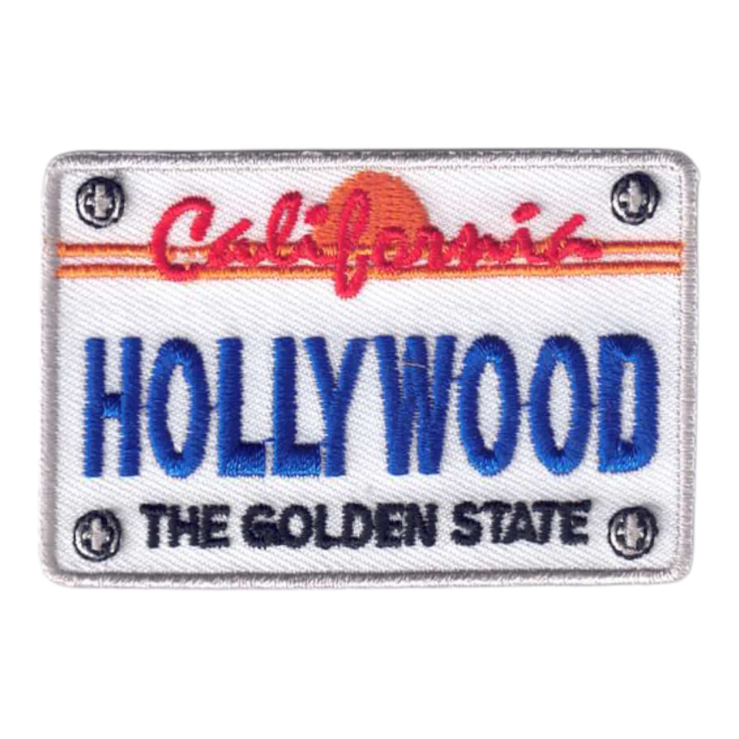 HOLLYWOOD License Plate Patch - 4658