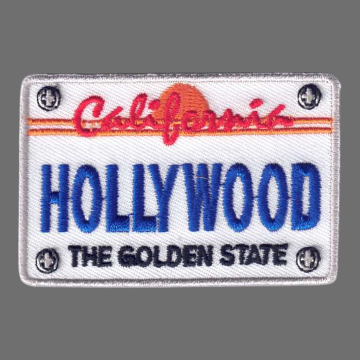 HOLLYWOOD License Plate Patch - 4658