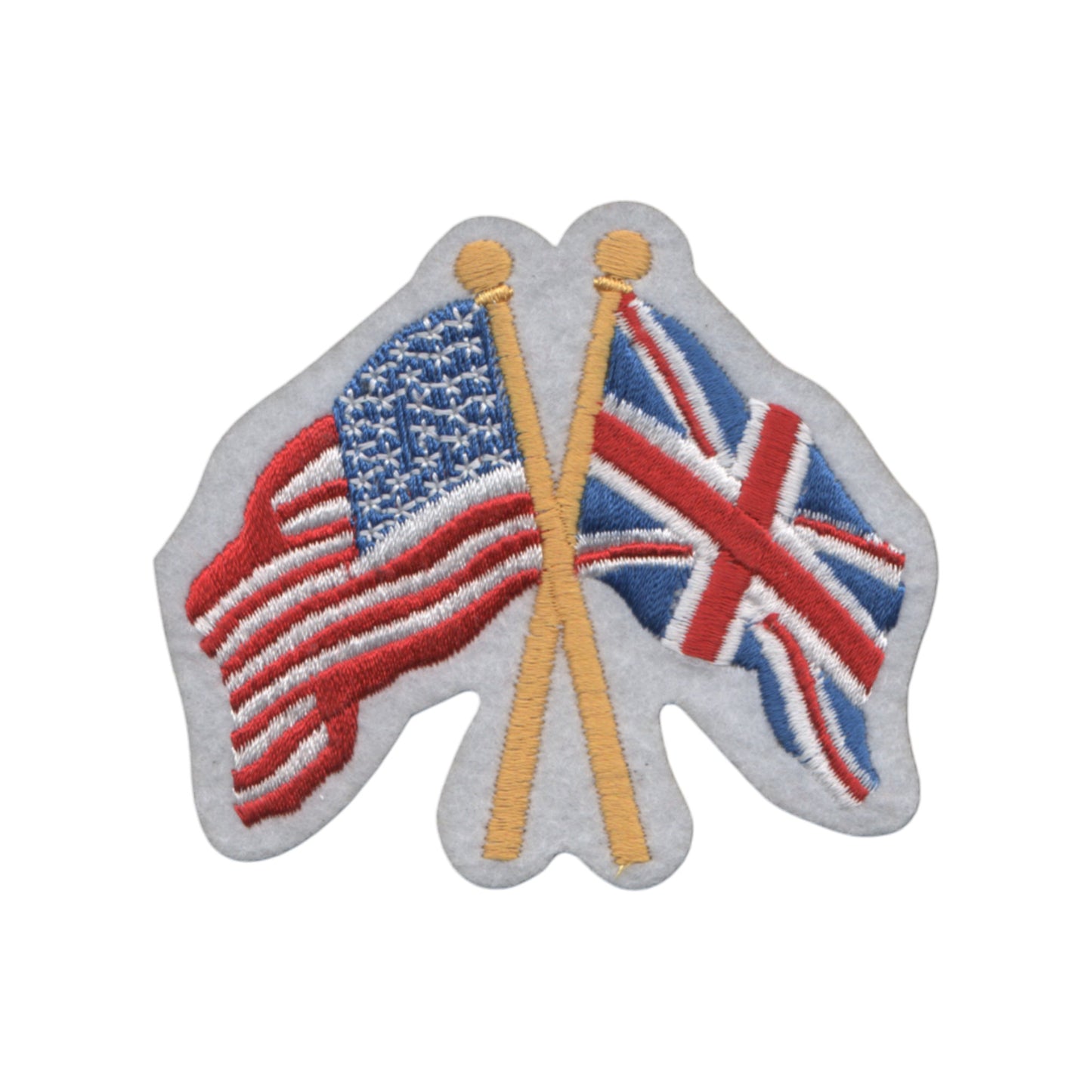USA and Great Britain Flags Patch - 6225