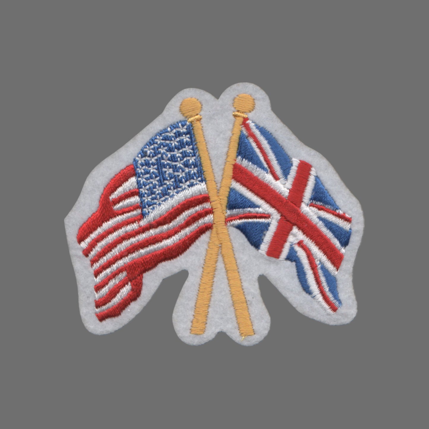 USA and Great Britain Flags Patch - 6225