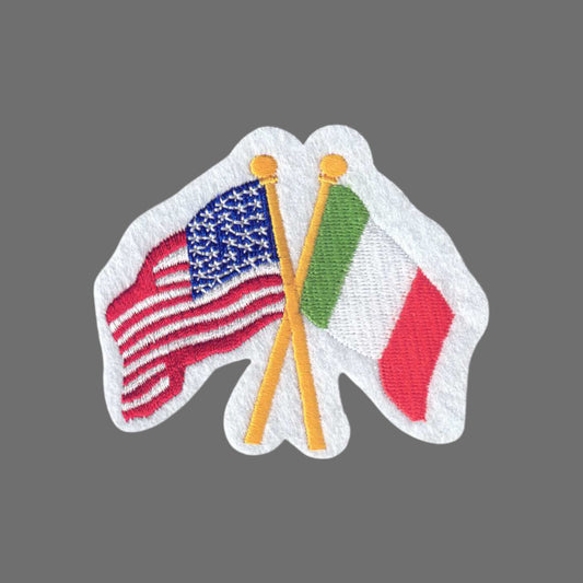 Ireland and USA Flags Patch - 6405