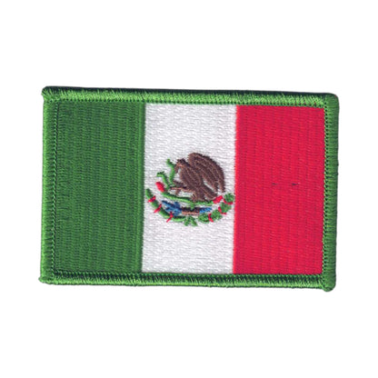 Mexico Flag Patch Rectangle - 6494