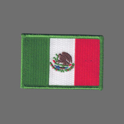 Mexico Flag Patch Rectangle - 6494