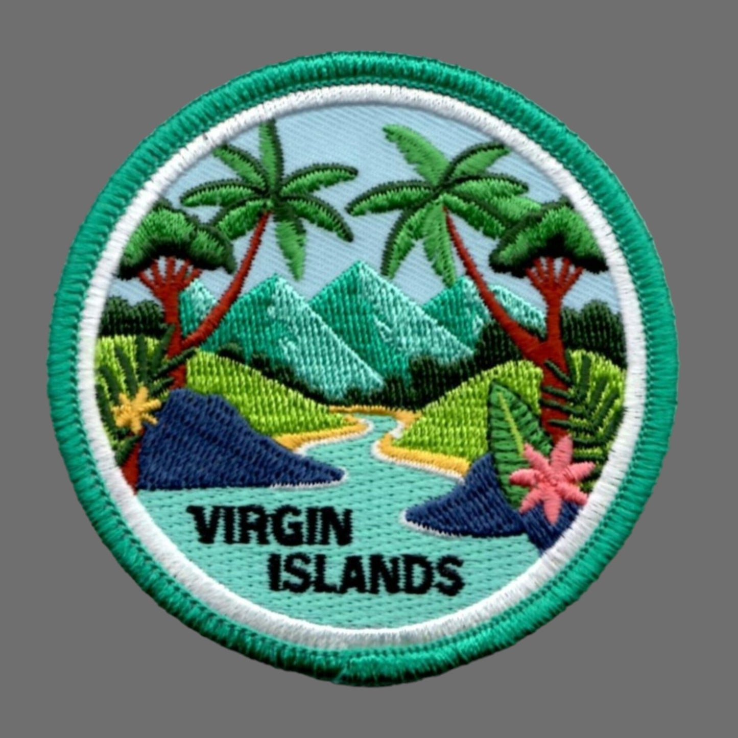 Virgin Islands Patch – Travel Gift – Iron On - 10580