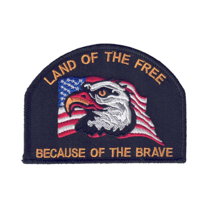 LAND OF THE FREE - Because of the Brave Patch - 6891