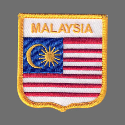 MALAYSIA Flag Shield Patch - 6961