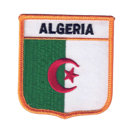 ALGERIA Flag Shield Patch - 7021