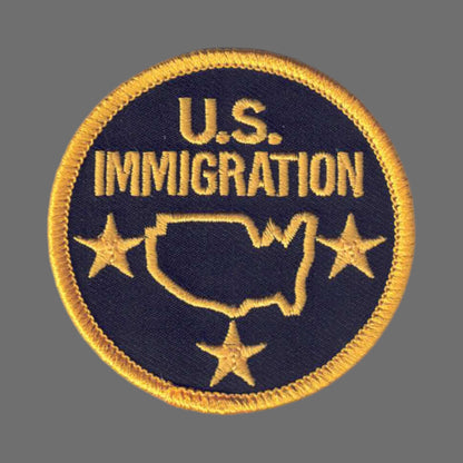 U.S. IMMIGRATION Novelty Patch - 7431