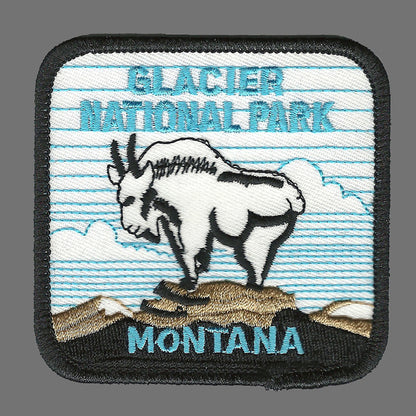 GLACIER National Park Souvenir Patch- 2348