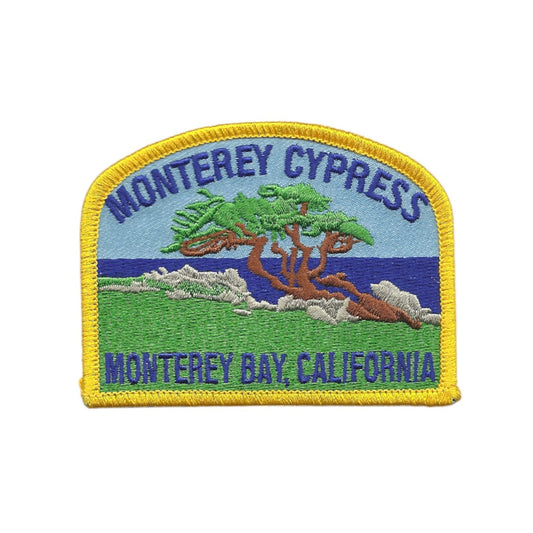 Monterey Bay CA  Monterey Cypress Souvenir Embroidered Patch Iron On - MONTEREY-14