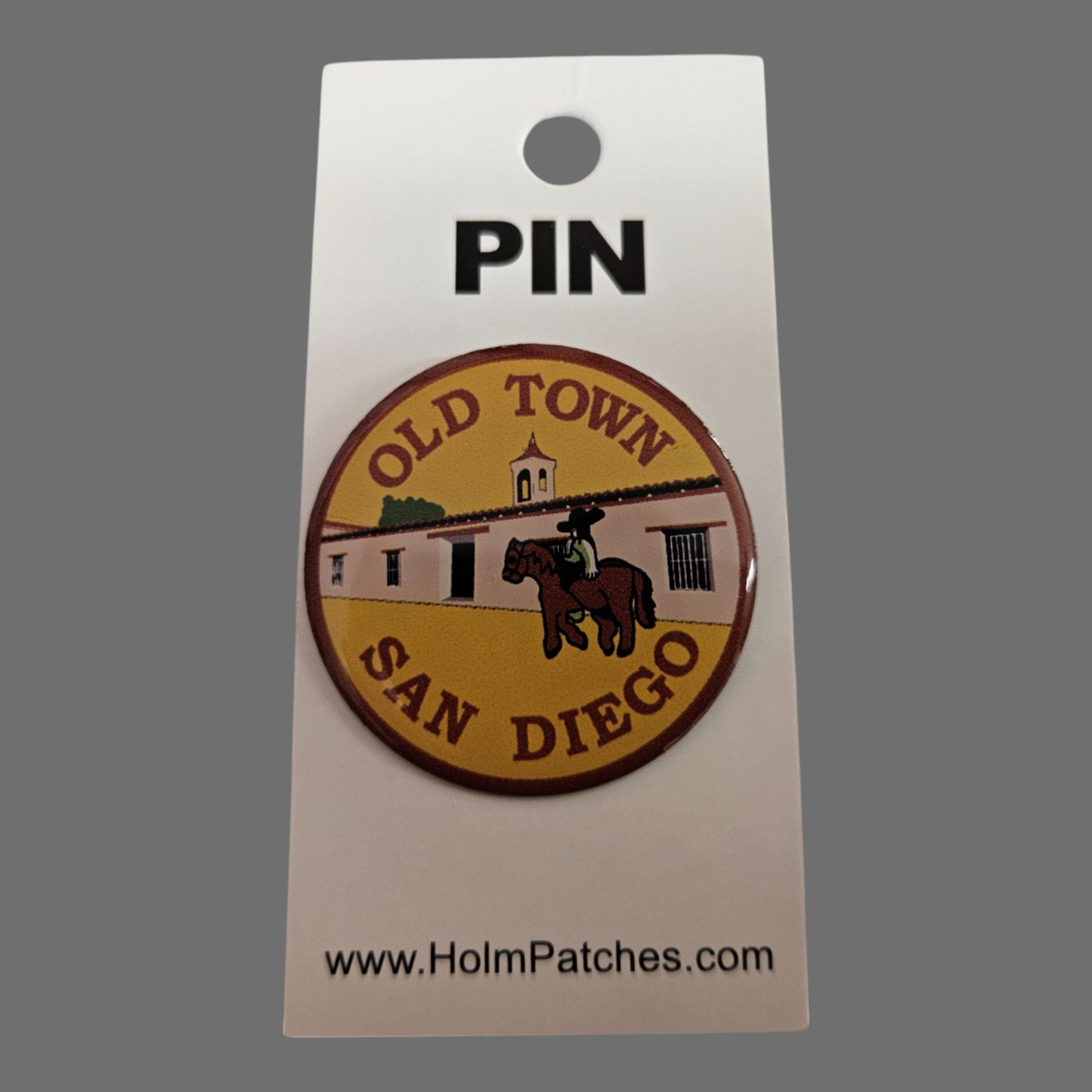 OLD TOWN SAN DIEGO lapel hat pin - Carded 0475-4701