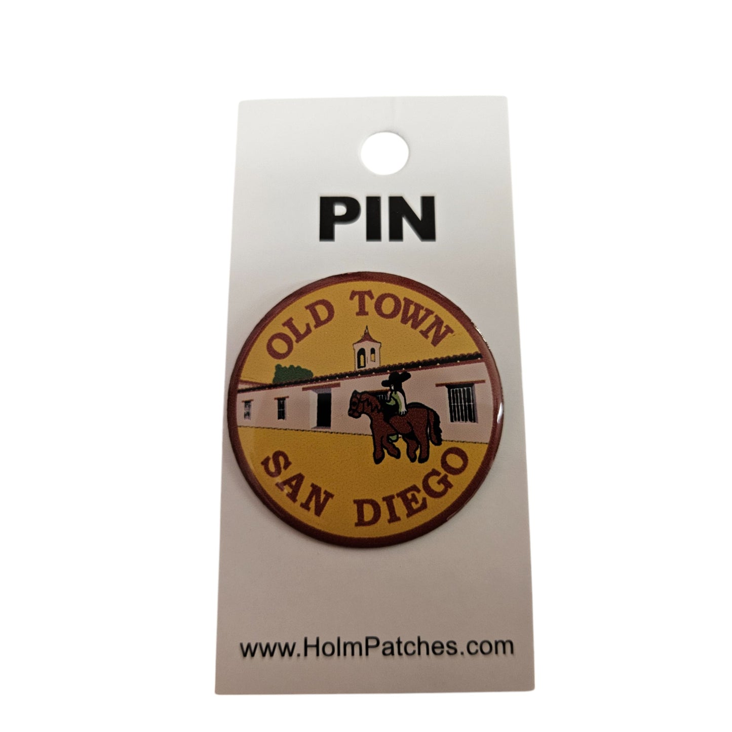 OLD TOWN SAN DIEGO lapel hat pin - Carded 0475-4701