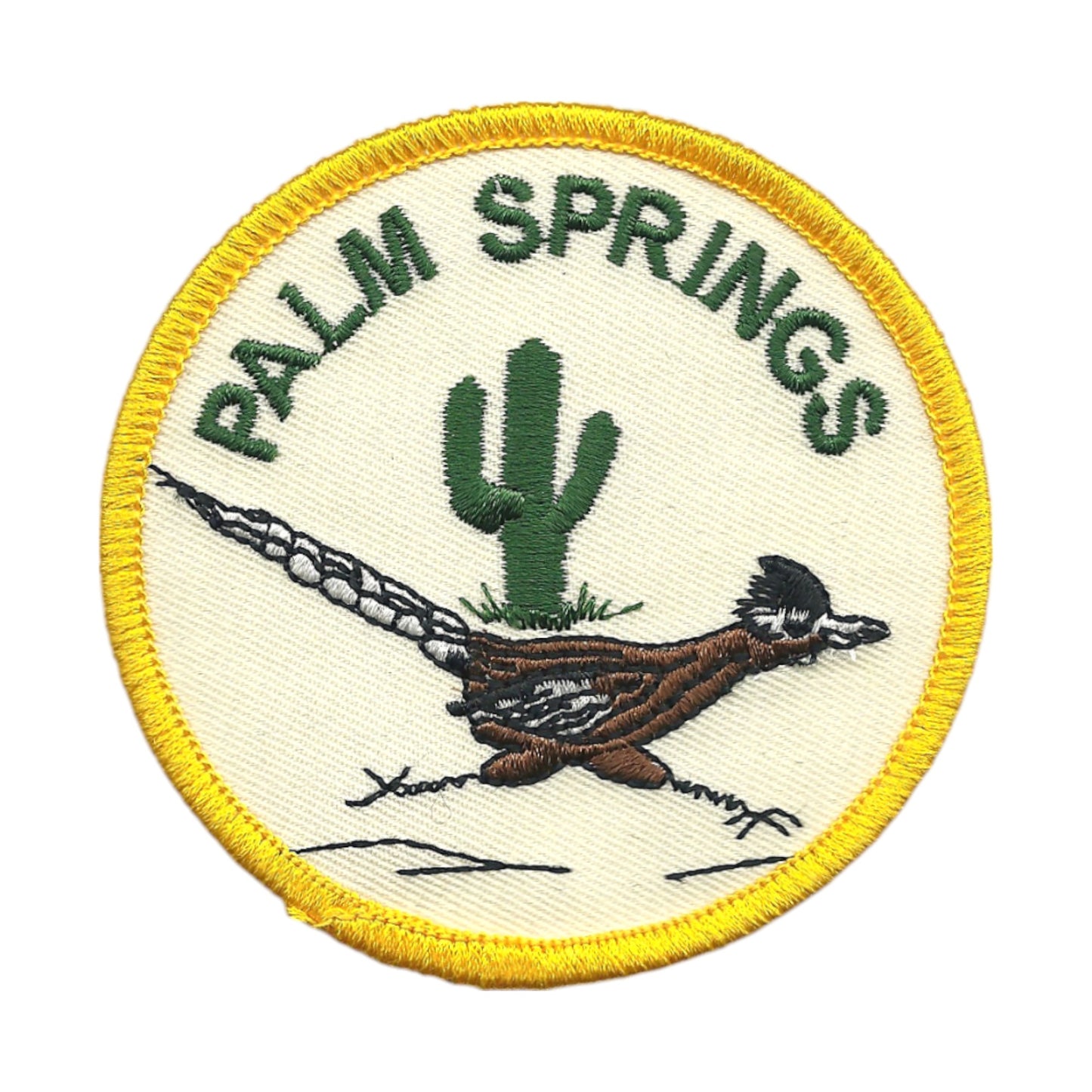 PALM SPRINGS Roadrunner Souvenir Embroidered Patch Iron On - PALM SPRINGS-49