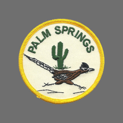 PALM SPRINGS Roadrunner Souvenir Embroidered Patch Iron On - PALM SPRINGS-49