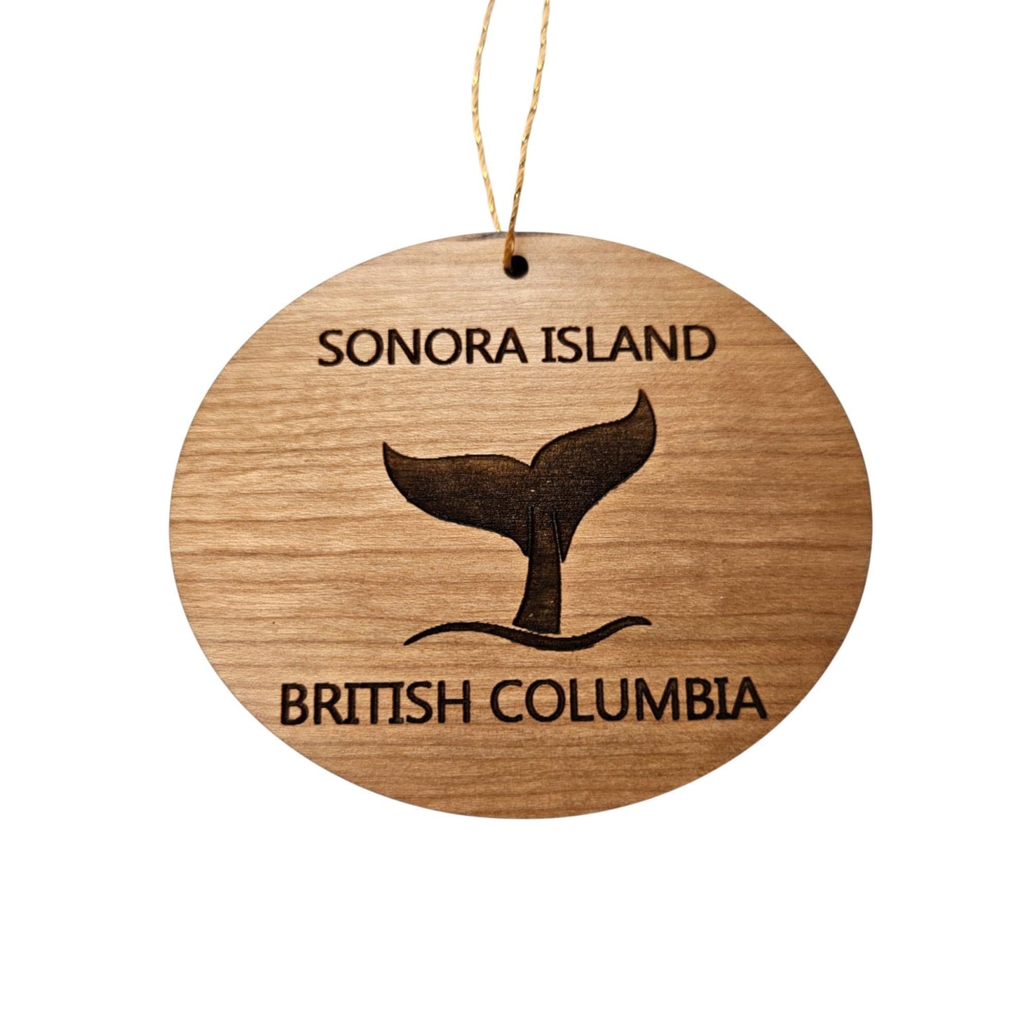 Sonora Island British Columbia Ornament - Whale Tail Whale Watching - 15802