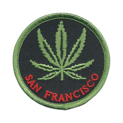 SAN FRANCISCO Marijuana Leaf Craft Patch - 10634