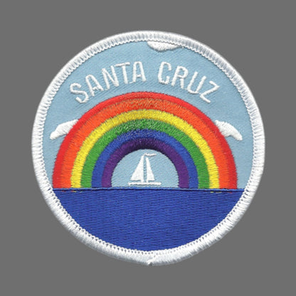 Santa Cruz Patch - Rainbow and Sailboat - 10129