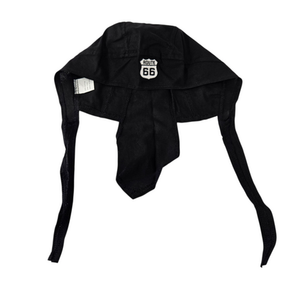 ROUTE 66 Black Headwrap - W-01-6888