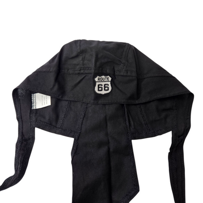 ROUTE 66 Black Headwrap - W-01-6888