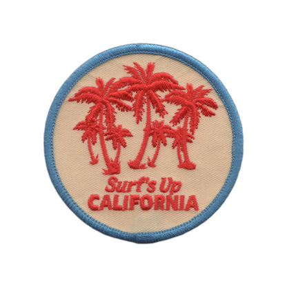 California Patch – Surfs Up Surfing Palm Trees - 10581