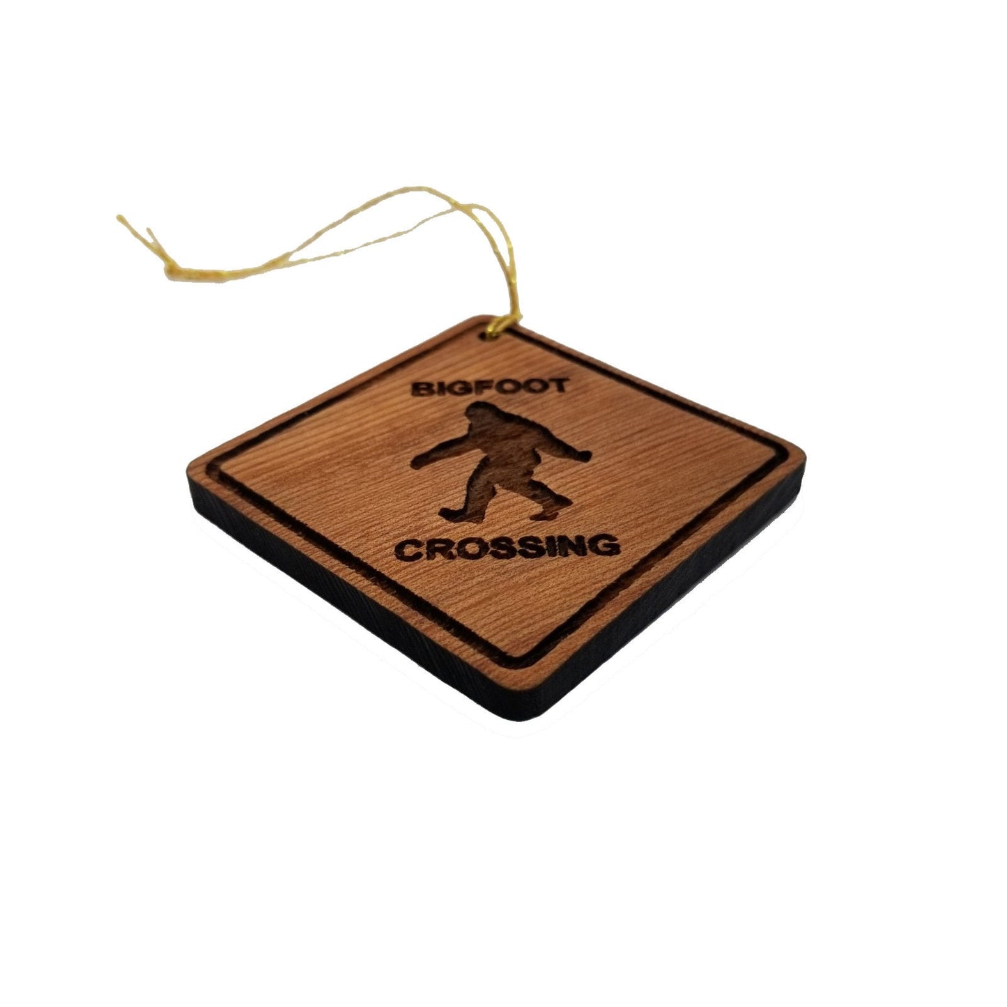 Kangaroo Crossing Ornament -  Wood Souvenir - 15222