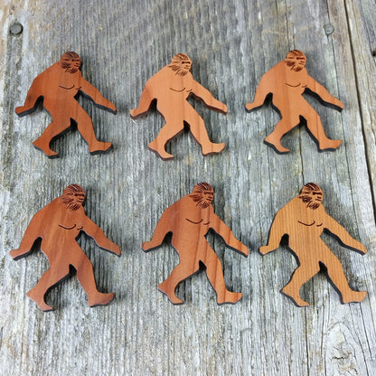Bigfoot Magnet Sasquatch Souvenir Made in USA Handmade Wood - 4000