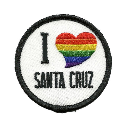 Santa Cruz Rainbow Patch - I Heart Santa Cruz - 10133